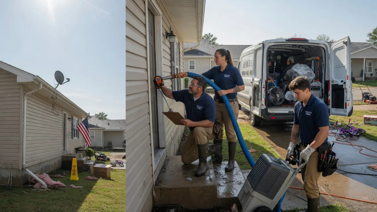 Ceiling Water Damage Restoration in Danbury, TX near me